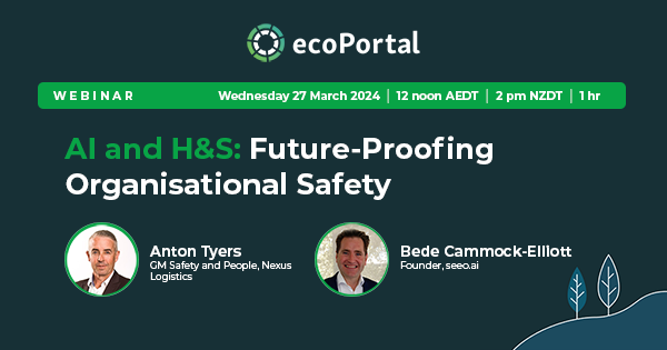 image for ecoPortal Webinar: AI and H&S - Future-Proofing Organisational Safety