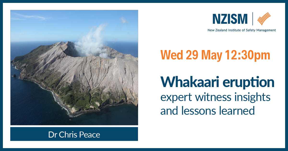 image for Webinar: Whakaari - Expert Witness Insights and Lessons Learned