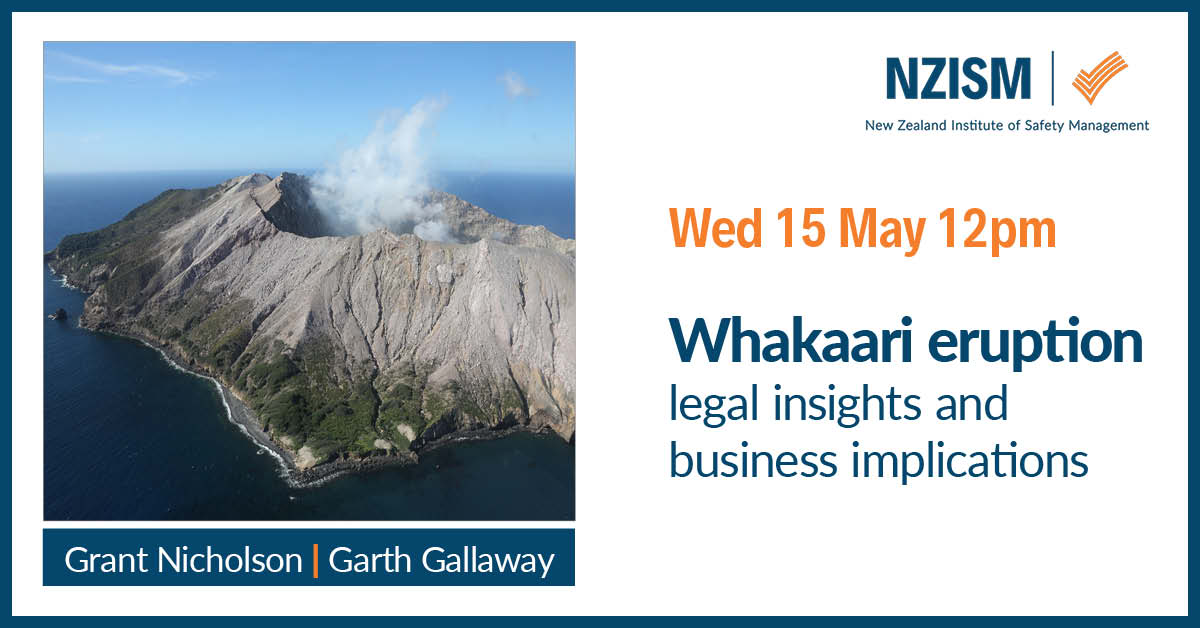 image for Webinar: Whakaari - Legal Insights and Business Implications