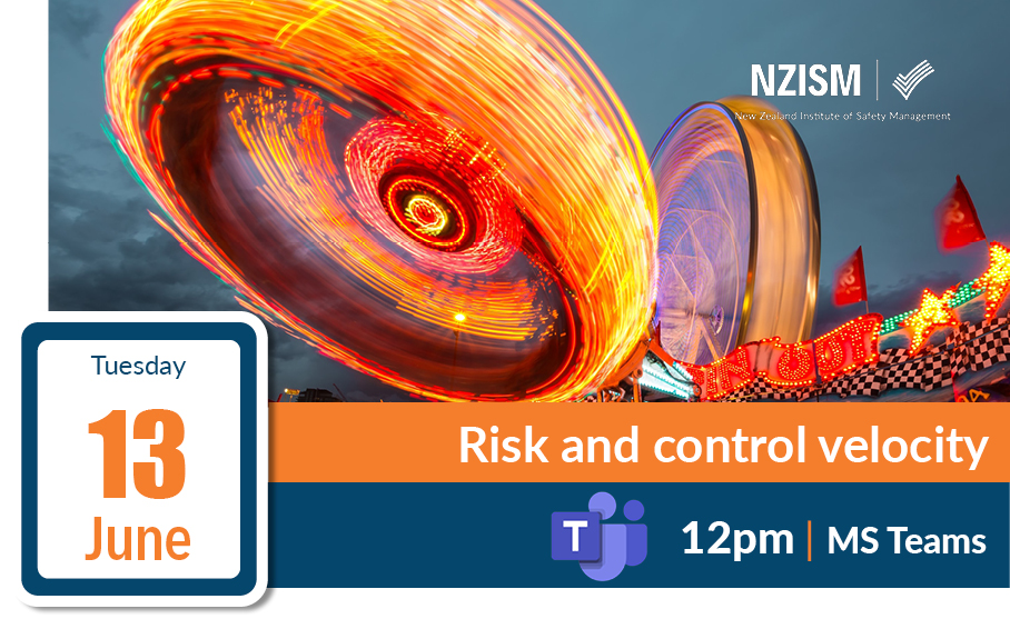 image for Wellington Branch Meeting - Risk and control velocity