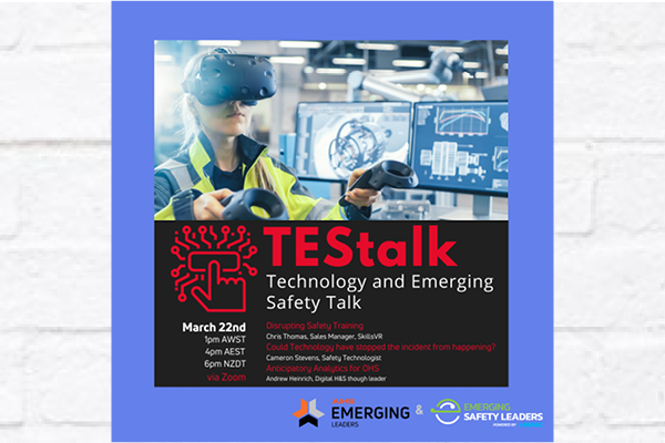 image for ESL Webinar: TEStalk - Technology and Emerging Safety Talk