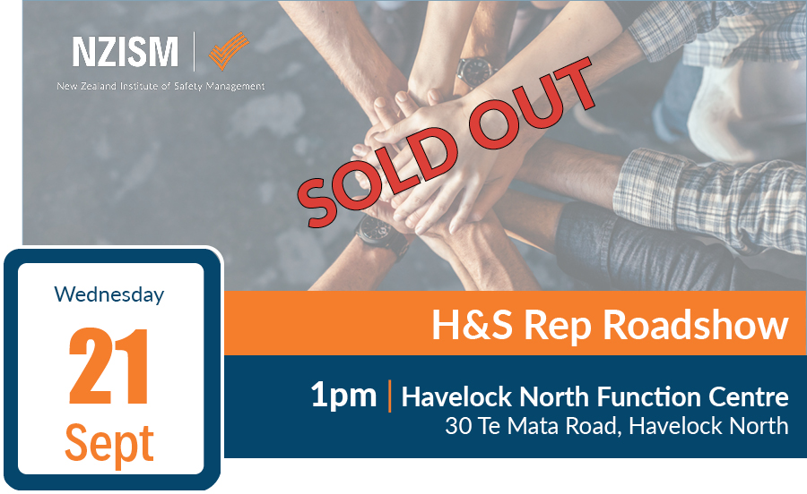 image for Hawke's Bay Branch: H&S Rep Roadshow