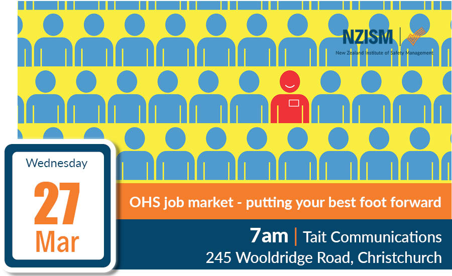 image for Canterbury Branch: OSH Job market - Putting your best foot forward 