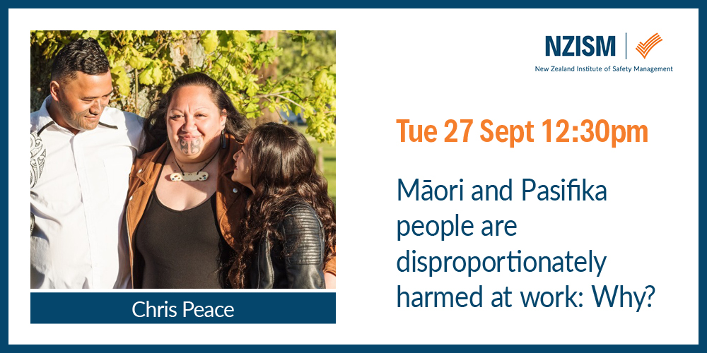 image for Webinar: Māori and Pasifika people are disproportionately harmed at work: why?