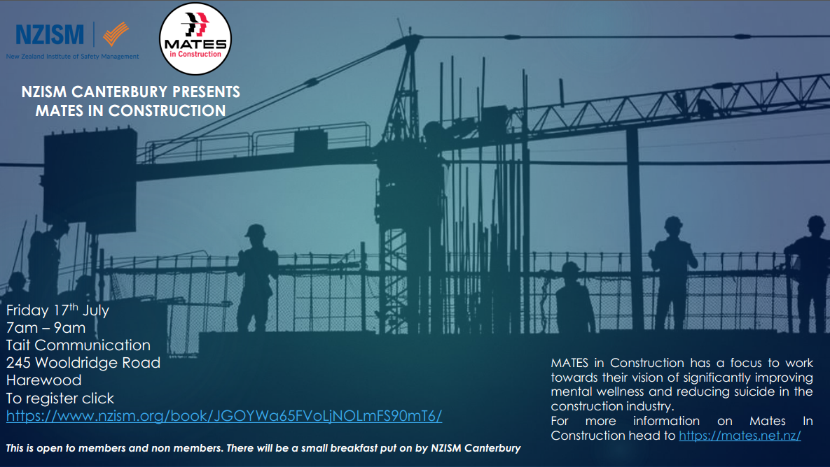 image for NZISM Canterbury Mates In Construction Breakfast