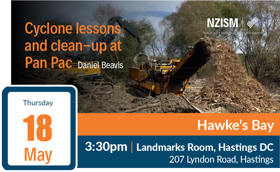 image for Hawke's Bay Branch Meeting - Cyclone Lessons and Cleanup at Pan pac