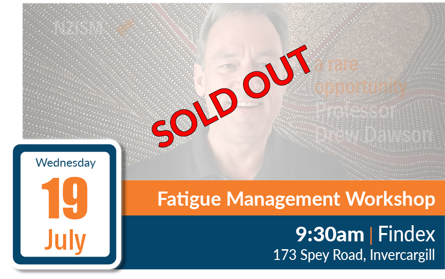 image for SOLD OUT - Southland Branch: Fatigue Management Workshop  