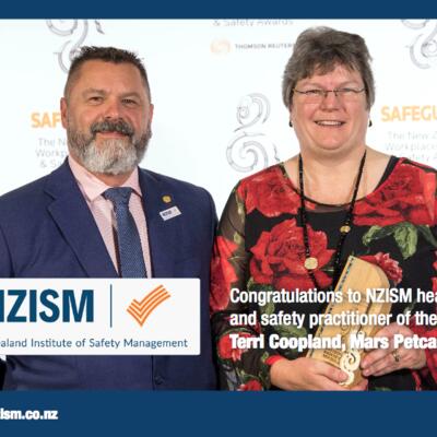 image of Branch member wins NZISM Health and Safety Practitioner of the Year