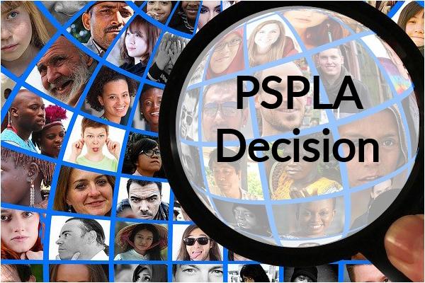 image of PSPLA Decision